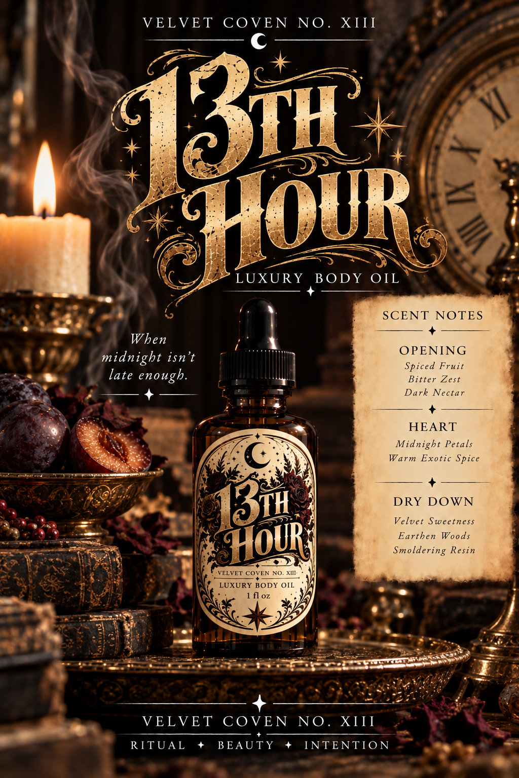 13th Hour Luxury Body Oil