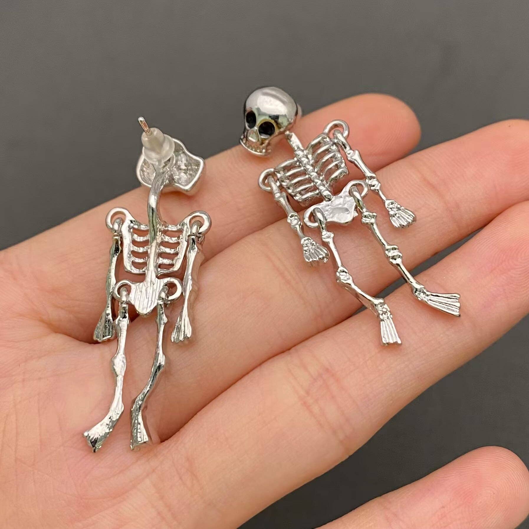 Halloween Skull dangle Earrings - GT