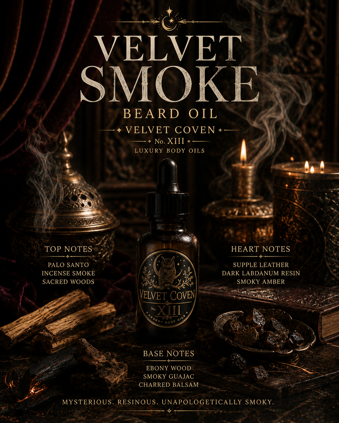 Velvet Smoke Beard Oil