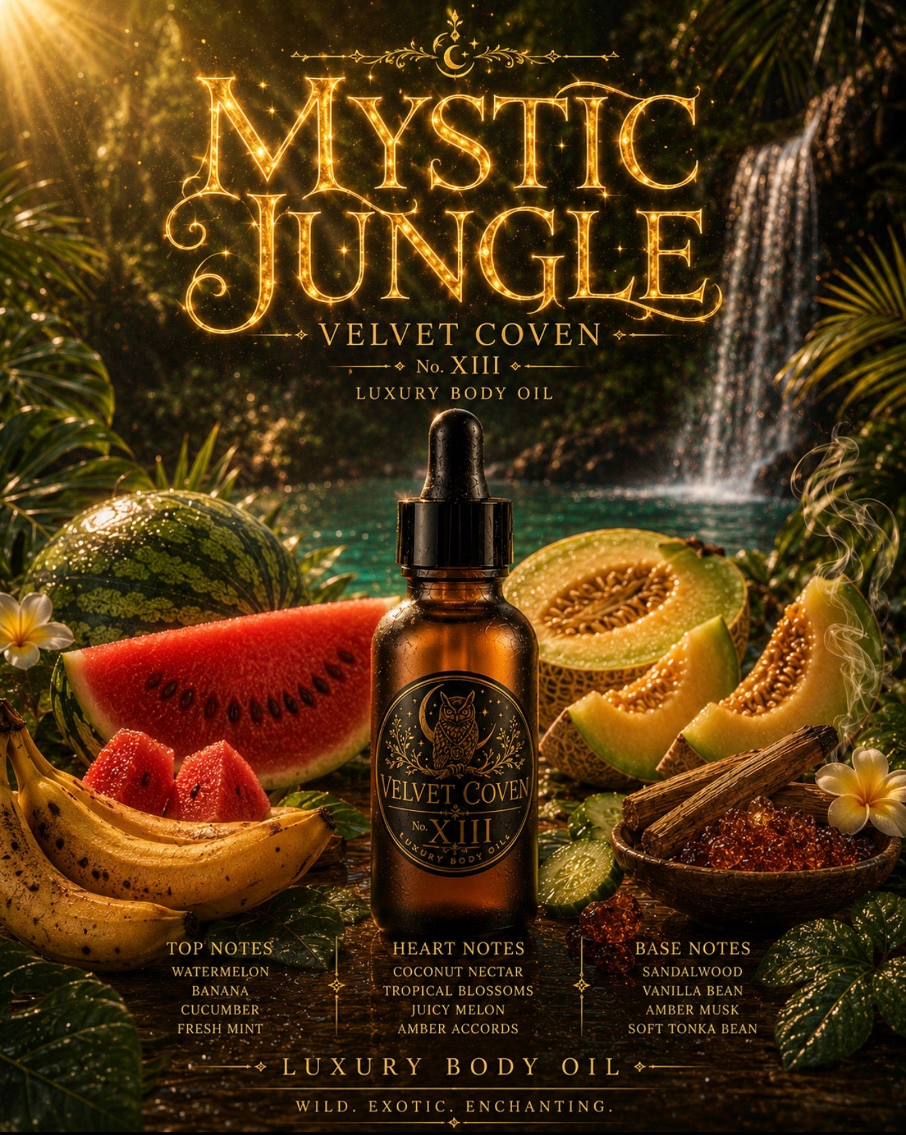 Mystic Jungle Luxury Body Oil (Seasonal)