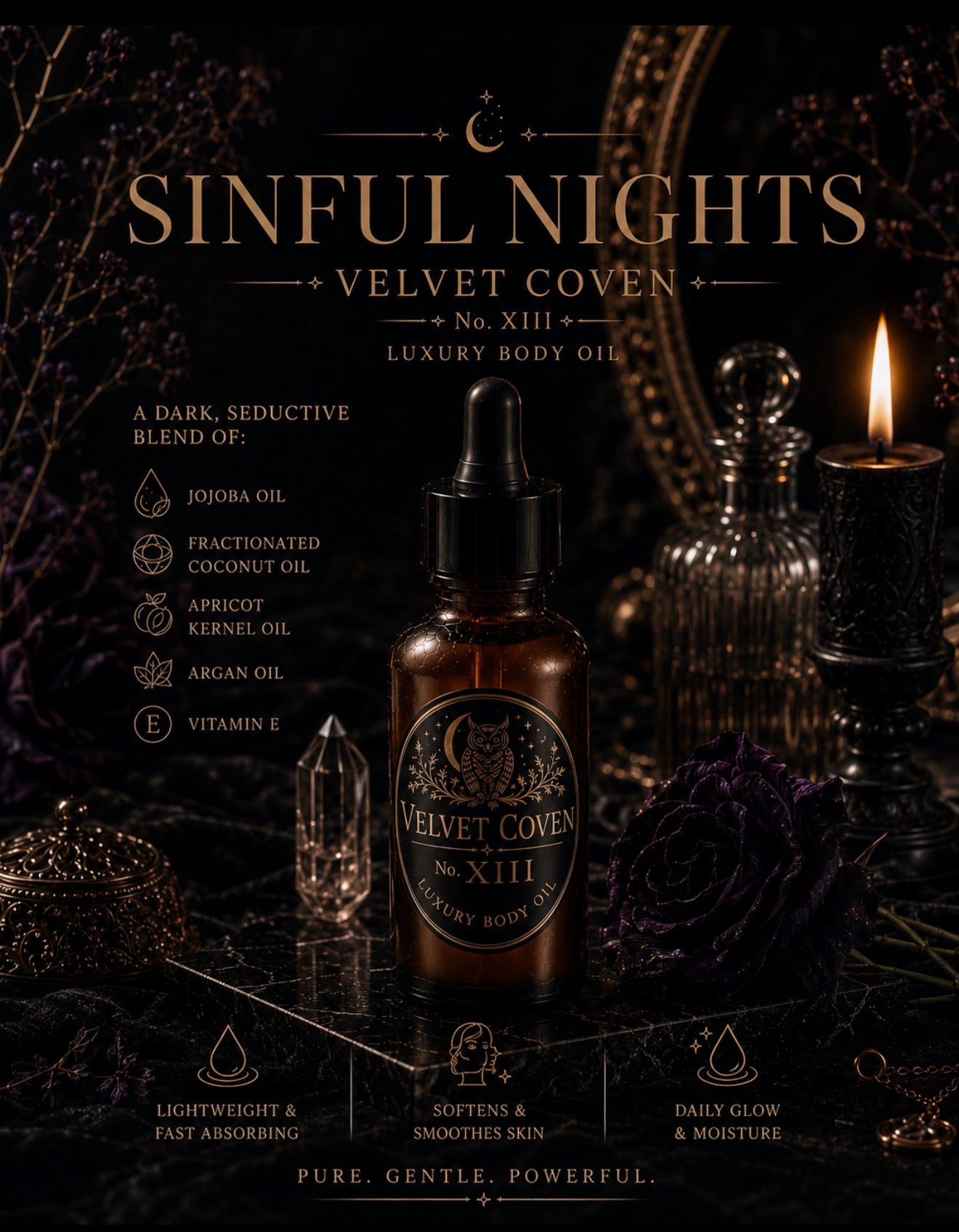 Sinful Nights Luxury Body Oil