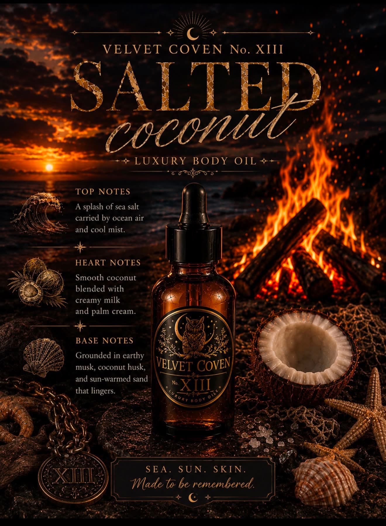 Salted Coconut Luxury Body Oil