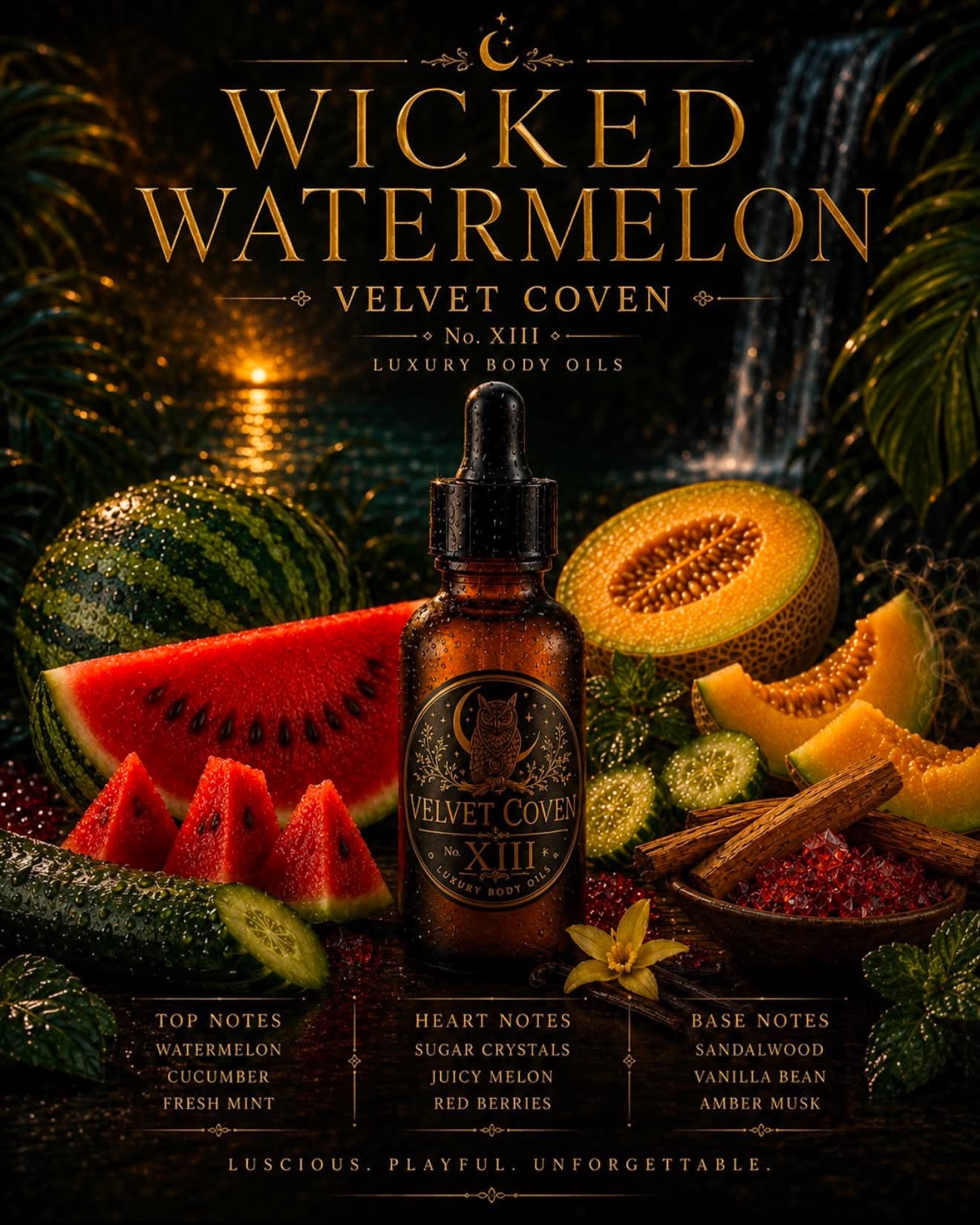 Wicked Watermelon Luxury Body Oil (Seasonal)