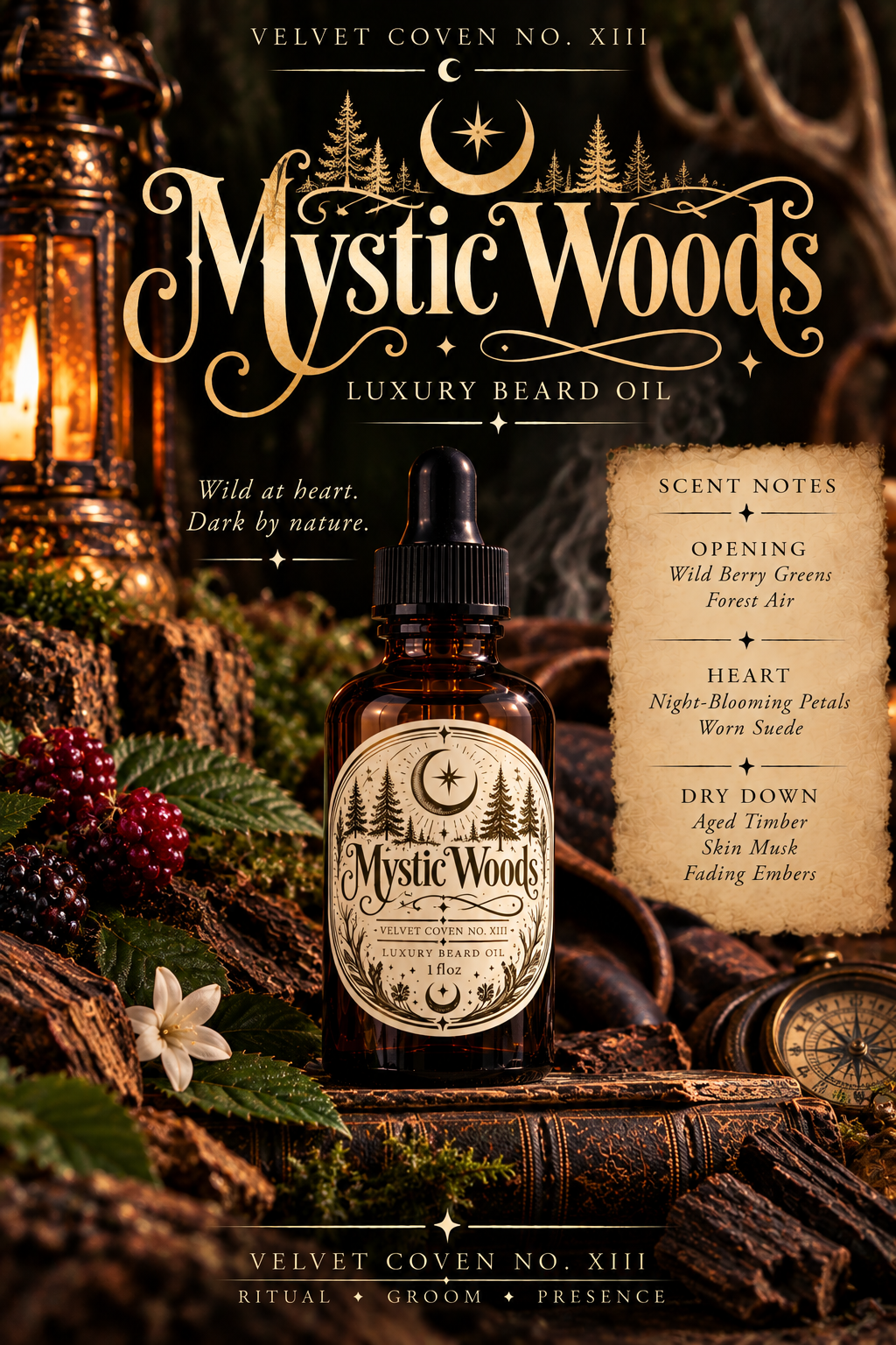 Mystic Woods Luxury Beard Oil
