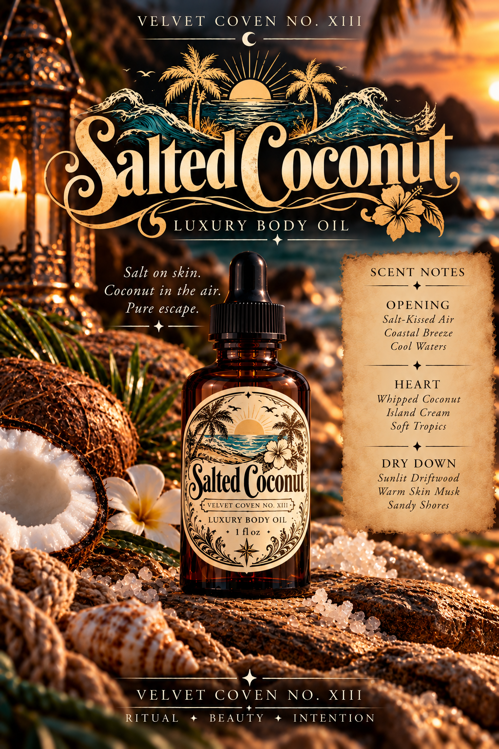 Salted Coconut Luxury Body Oil