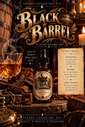 Black Barrel Luxury Beard Oil