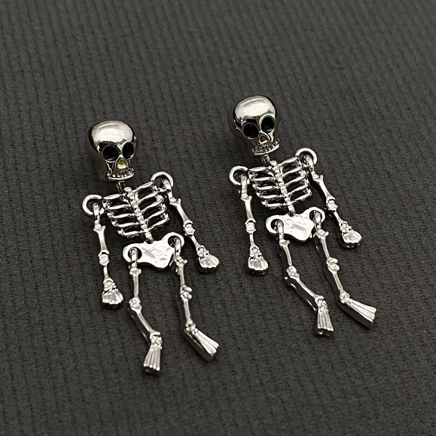 Halloween Skull dangle Earrings - GT